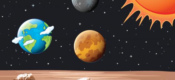 Skilda världar i solsystemet. Illustration: Colourbox Skilda världar i solsystemet. Illustration: Colourbox