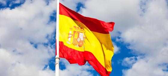 Spanska flaggan Foto: Colourbox