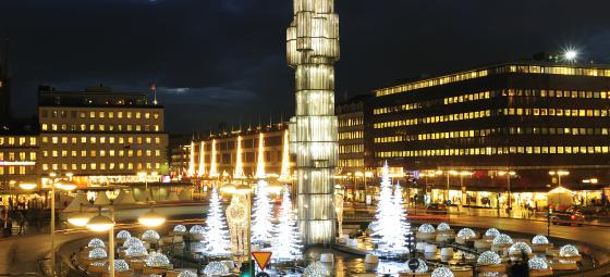 Stockholms City, med Sergels Torg och Hötorgsskraporna. Foto: Colourbox Stockholms City, med Sergels Torg och Hötorgsskraporna. Foto: Colourbox