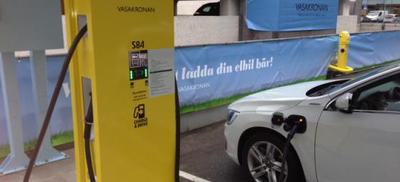 En av Garos laddstationer till Vasakronor. Foto: Garo En av Garos laddstationer till Vasakronor. Foto: Garo
