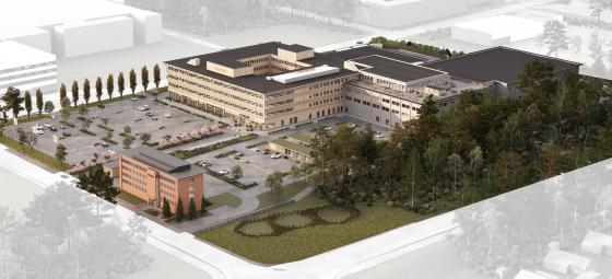 Hitachi Energys nya lokaler i Västerås. Illustration: Arkitekt Krook & Tjäder Hitachi Energys nya lokaler i Västerås. Illustration: Arkitekt Krook & Tjäder