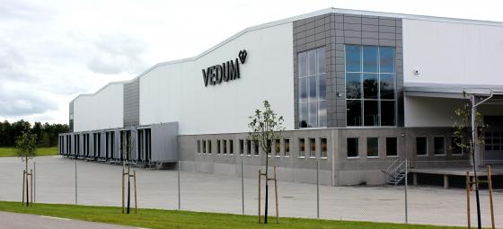 Vedums nya lagerlokaler. Foto: Vedum Kök & Bad Vedums nya lagerlokaler. Foto: Vedum Kök & Bad