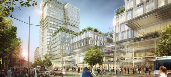 Vincis huvudkontor i Nanterre utanför Paris. Illustration: Jean-Paul Viguier et Associés Vincis huvudkontor i Nanterre utanför Paris. Illustration: Jean-Paul Viguier et Associés