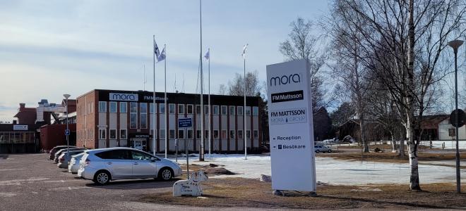 FM Mattssons fabrik och huvudkontor i Östnor utanför Mora. Foto: Agnes Karnatz