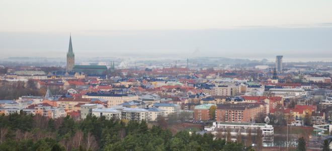 Vy över Linköping från Ramshäll. Foto: Claes Lundkvist