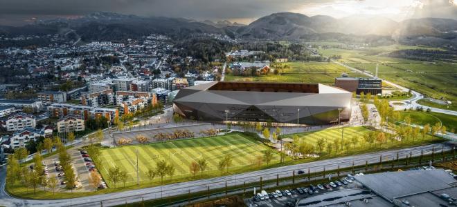 Arctic Arena i Bodø. Illustration: Nordic Office of Architecture