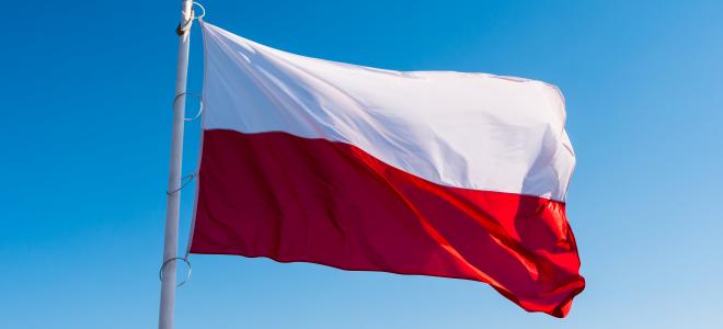 Polens flagga. Foto: Colourbox
