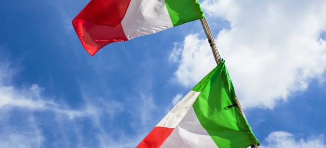 Italiens flagga. Foto: Colourbox