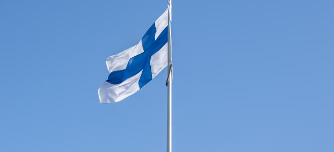 Finska flaggan. Foto: Colourbox