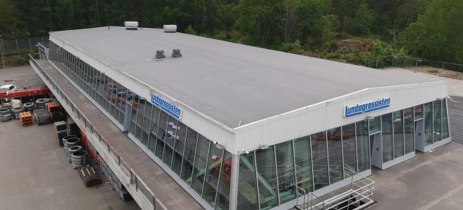 Lundagrossistens etablering på Hisingen. Foto: Lundagrossisten