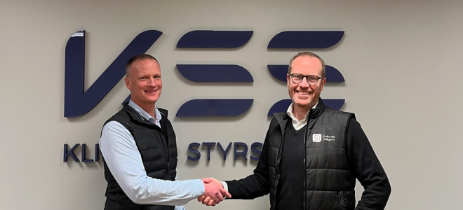 Jonas Almér (tv), vd KSS, och Mikael Norlander, vd SI-Gruppen. Foto: SI-Gruppen