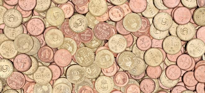 Nypräglade mynt. Foto: Riksbanken
