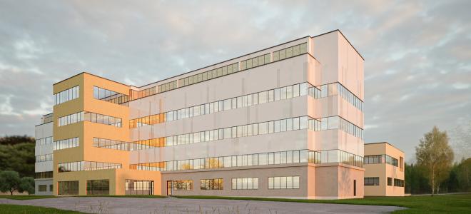 Nya häktet i Skövde. Illustration: Arconi Design & Projektering