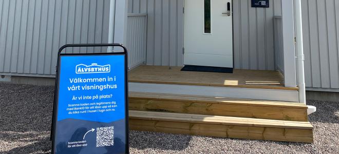 Ett av Älvsbyhus visningshus. Foto: Älvsbyhus