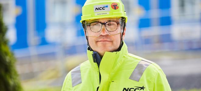 Tomas Carlsson, vd och koncernchef på NCC. Foto: NCC