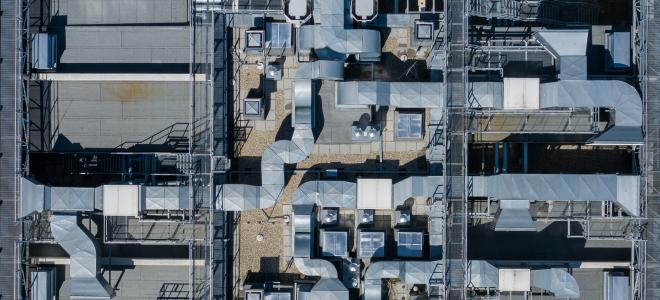 Ventilation på tak. Foto: Colourbox