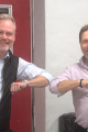 Mats Åström, Koncernchef Sandbäckens (tv) tillsammans med Mats Söderkvist, VD Rörbolaget M Söderkvist AB (th). Foto: Sandbäckens Mats Åström, Koncernchef Sandbäckens (tv) tillsammans med Mats Söderkvist, VD Rörbolaget M Söderkvist AB (th). Foto: Sandbäckens