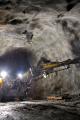 Bergsförstärkning i en av LKAB:s gruvor. Foto: Fredric ALM / Alm & ME