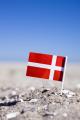 Dansk flagga i marken. Foto: Colourbox Dansk flagga i marken. Foto: Colourbox