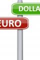 Euro mot US-dollar. Illustration: Colourbox
