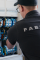En av Fabris anställda. Foto: Instalco