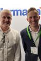 Rolf Gustafsson, nyckelkundsansvarig, och Fredrik Gunnarsson, försäljningschef electrical Sverige, på Hellermann Tyton på Elmässan 2025. Foto: Agnes Karnatz