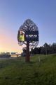 KI Rör marknadsförs på en digital reklamskylt längs E4 i Upplands Väsby. Foto: KI Rör KI Rör marknadsförs på en digital reklamskylt längs E4 i Upplands Väsby. Foto: KI Rör
