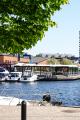 Inre hamnen i Karlstad. Foto: Karlstad kommun