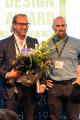 Ulrika Aune, marknadskoordinator på PM Flex, Jonas Olsson, vd PM Flex och Tobias Hallander Emtotech/PM Flex som tagit fram den vinnande produktserien vid prisutdelningen av Elfack Design Award 2019. Foto: Svenska Mässan Ulrika Aune, marknadskoordinator på PM Flex, Jonas Olsson, vd PM Flex och Tobias Hallander Emtotech/PM Flex som tagit fram den vinnande produktserien vid prisutdelningen av Elfack Design Award 2019. Foto: Svenska Mässan