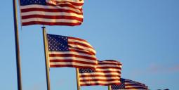 USA-flaggor. Foto: Colourbox